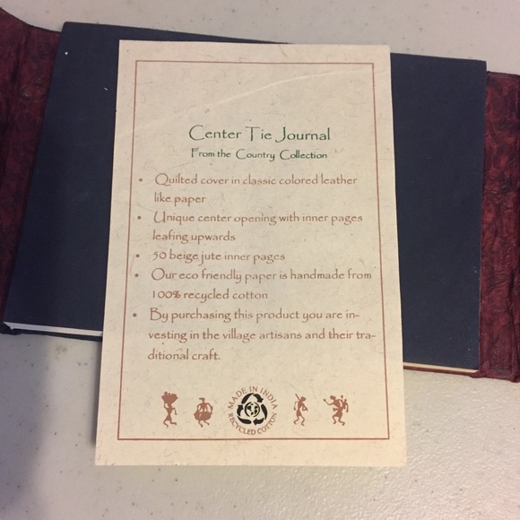 JOURNAL - Center Tie with recycled cotton - Picture 2 of 6